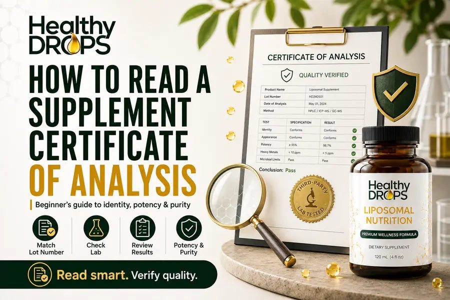 How to Read a Supplement Certificate of Analysis: Beginner's Guide