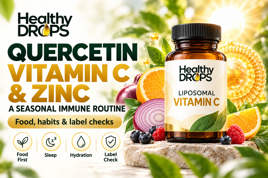 Quercetin, Vitamin C & Zinc: A Seasonal Immune Routine