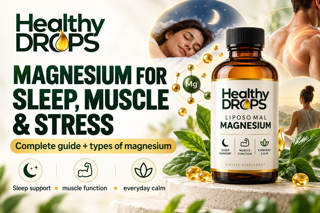 Magnesium for Sleep, Muscle & Stress: Complete Guide (+ Types of Magnesium)