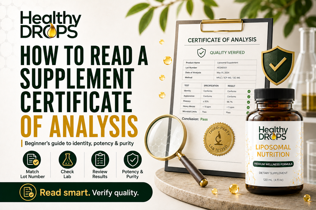 How to Read a Supplement Certificate of Analysis: Beginner's Guide