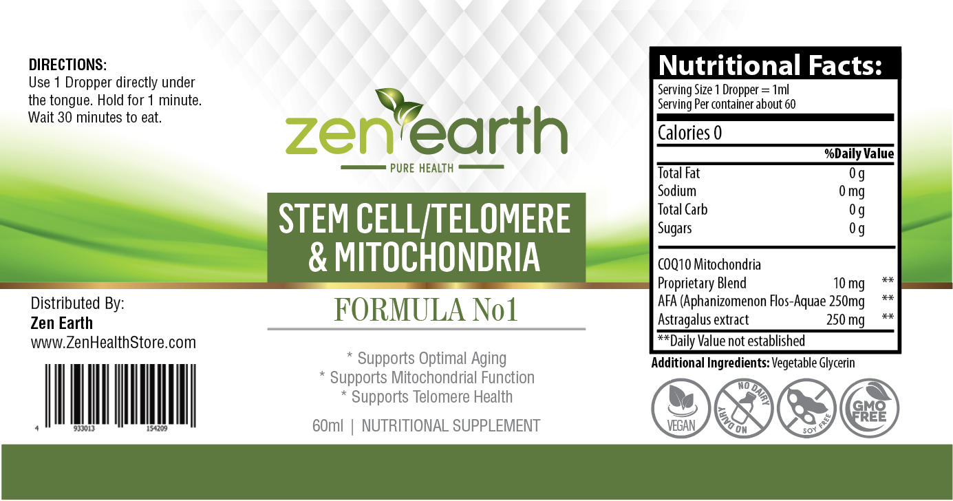 Stem Cell Telomere and Mitochondia Formula No1
