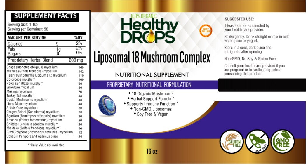 Liposomal 18 Mushroom Complex