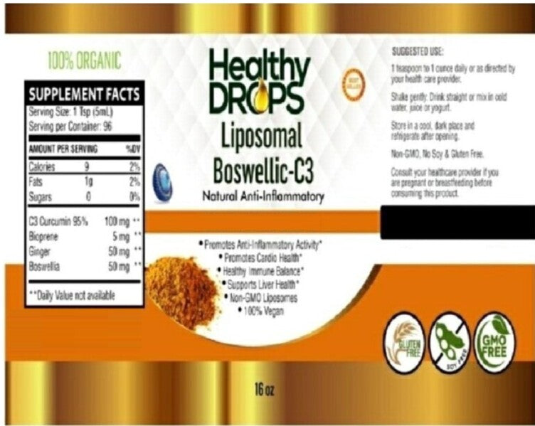 Liposomal C3 Curcumin Complex Boswellic