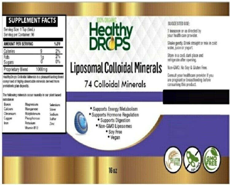 Liposomal Colloidal Minerals (75 Trace Minerals)