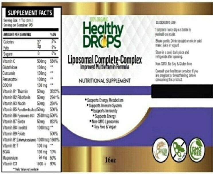 Liposomal Complete Complex Plus MultiVitamin