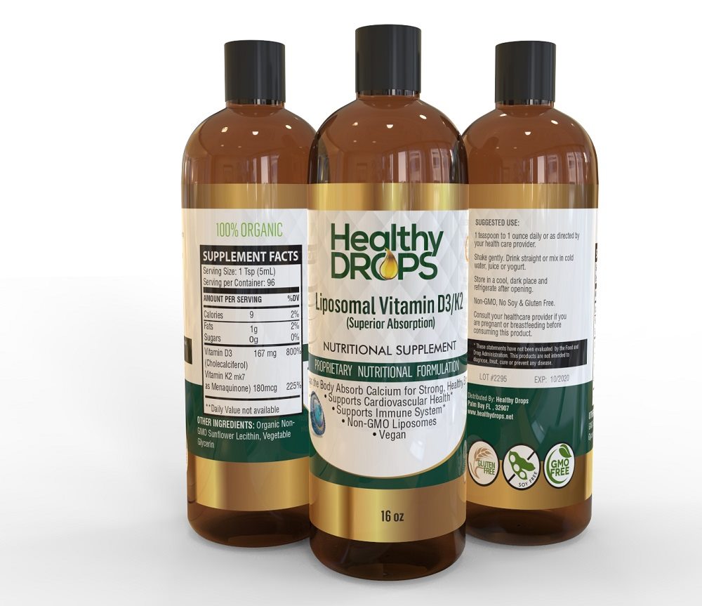 Liposomal Vitamin D3 K2 mk7