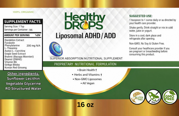 Liposomal ADD Focus & Cognitive Blend – Premium Liquid Supplement ...