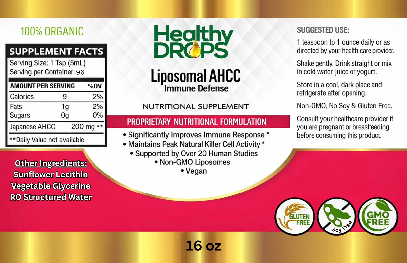 Liposomal AHCC Immune Defense