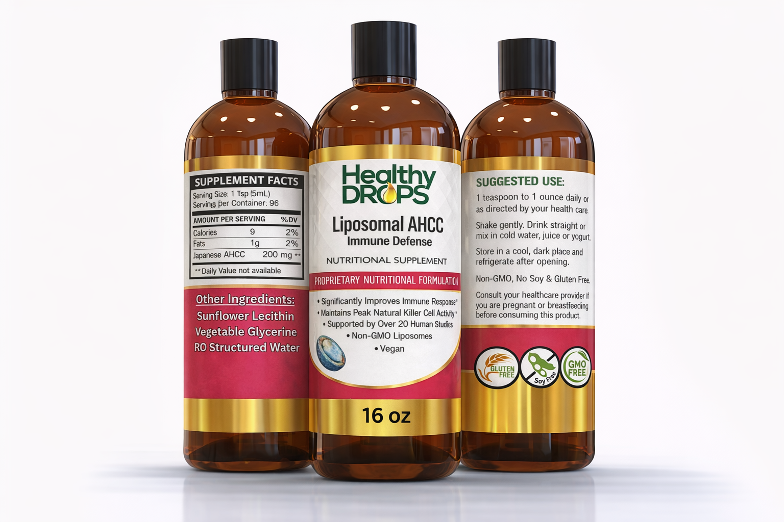 Liposomal AHCC Immune Defense