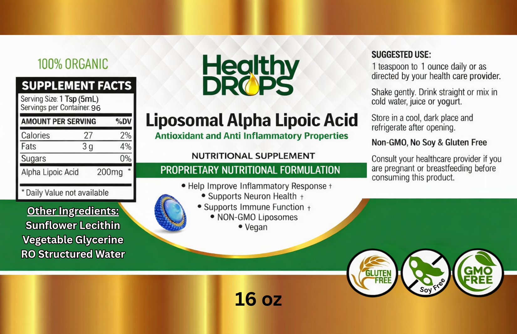 Liposomal Alpha Lipoic Acid