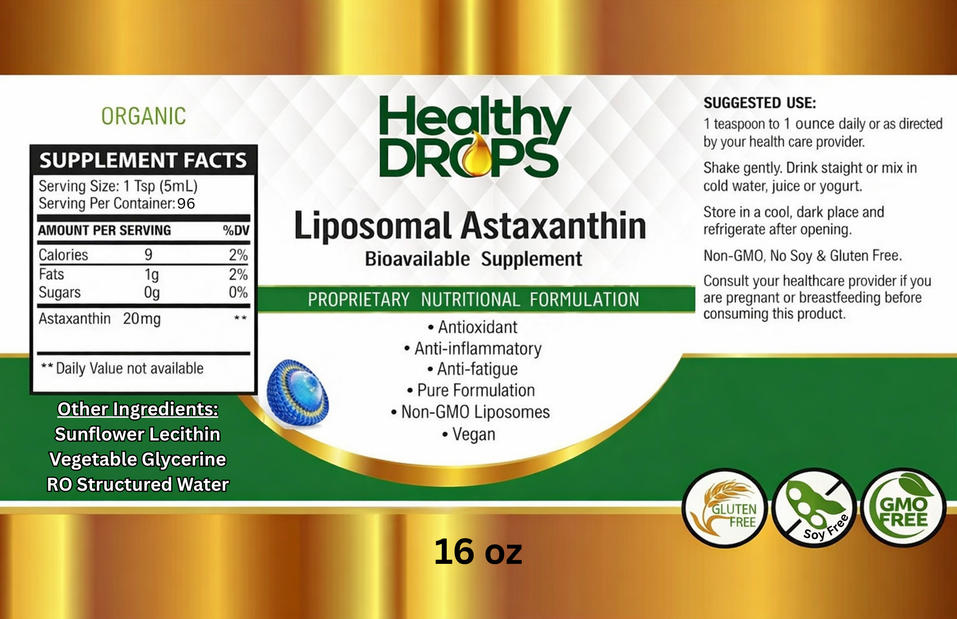 Liposomal Astaxanthin