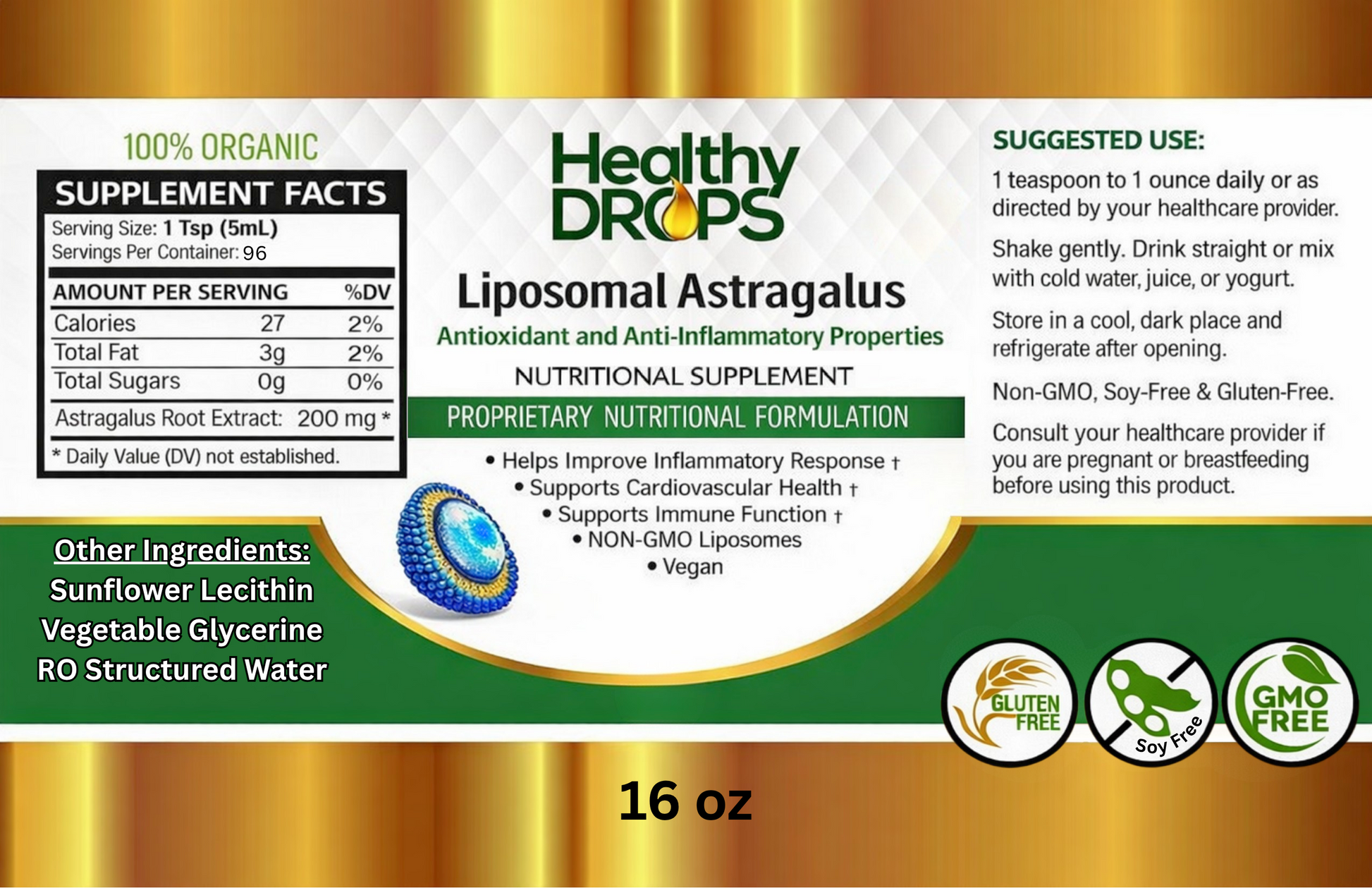 Liposomal Astragalus
