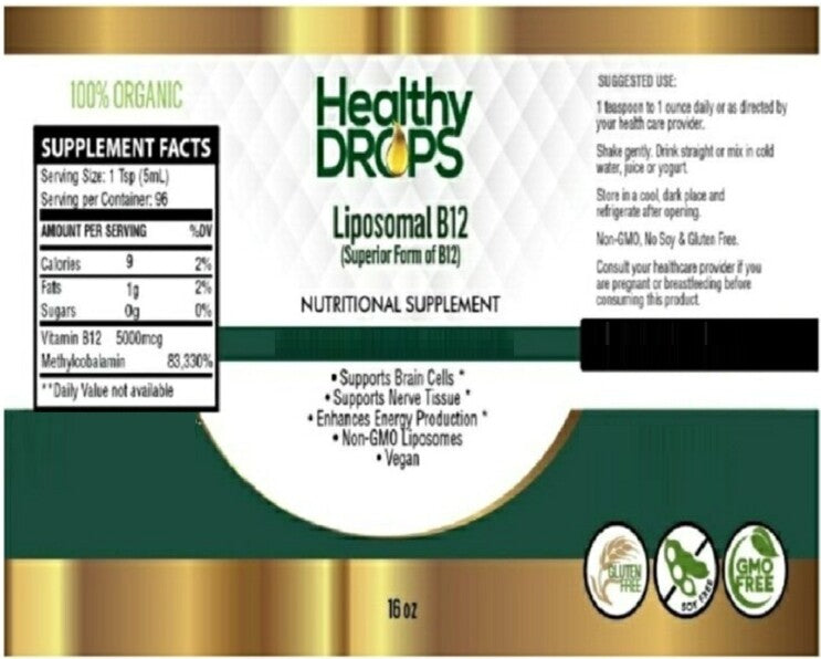 Liposomal B12 Methyl 5000 mcg