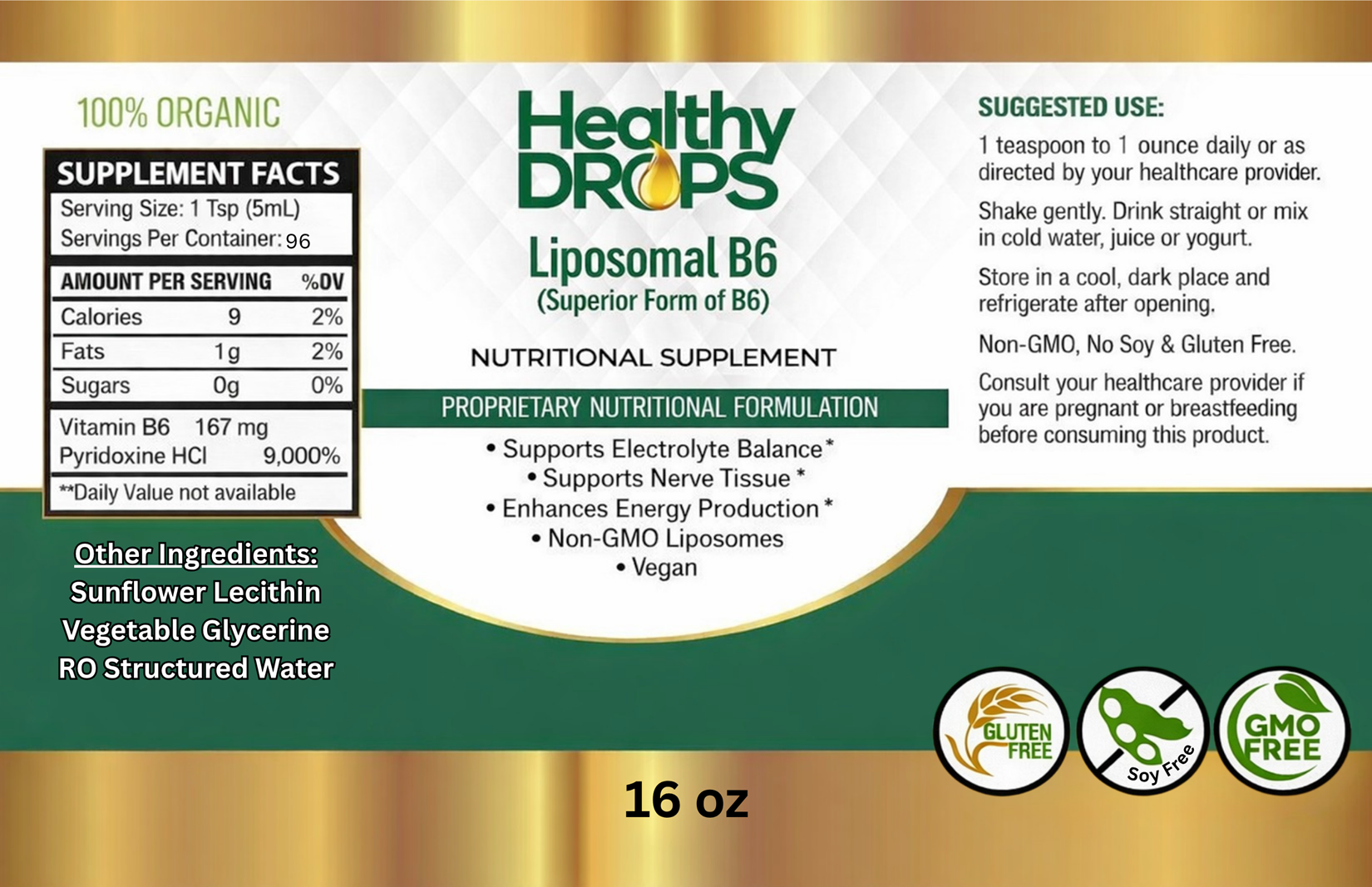 Liposomal Vitamin B6