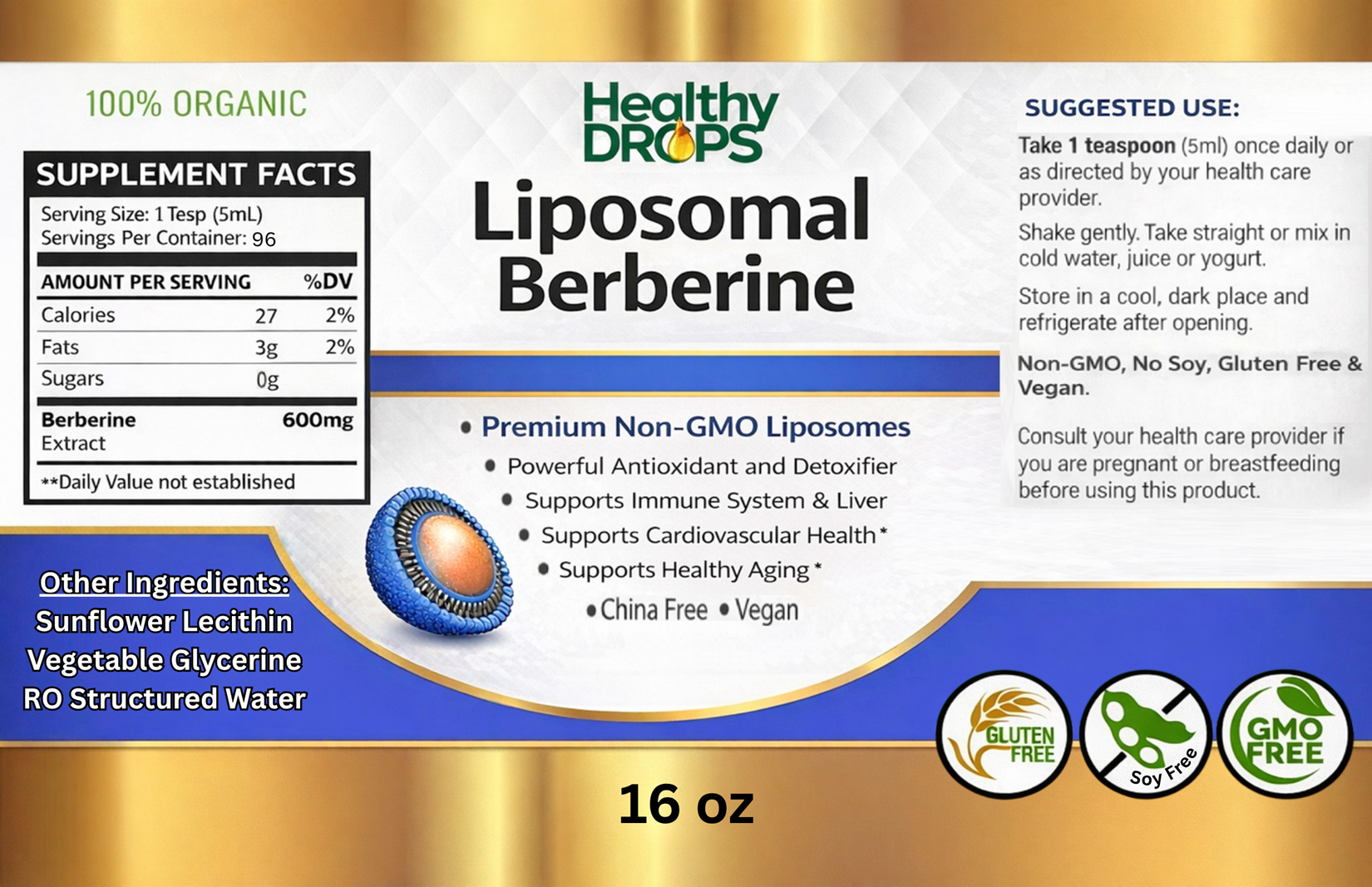 Liposomal Berberine