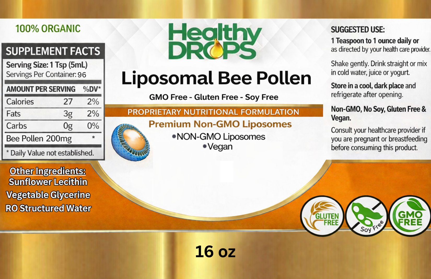 Liposomal Bee Pollen