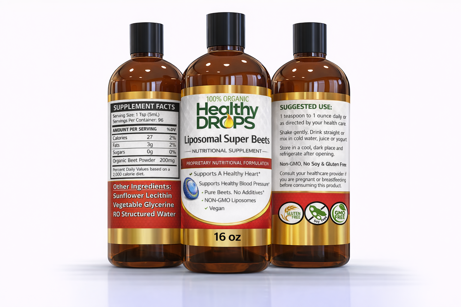 Liposomal Super Beets - Premium Liquid Supplement