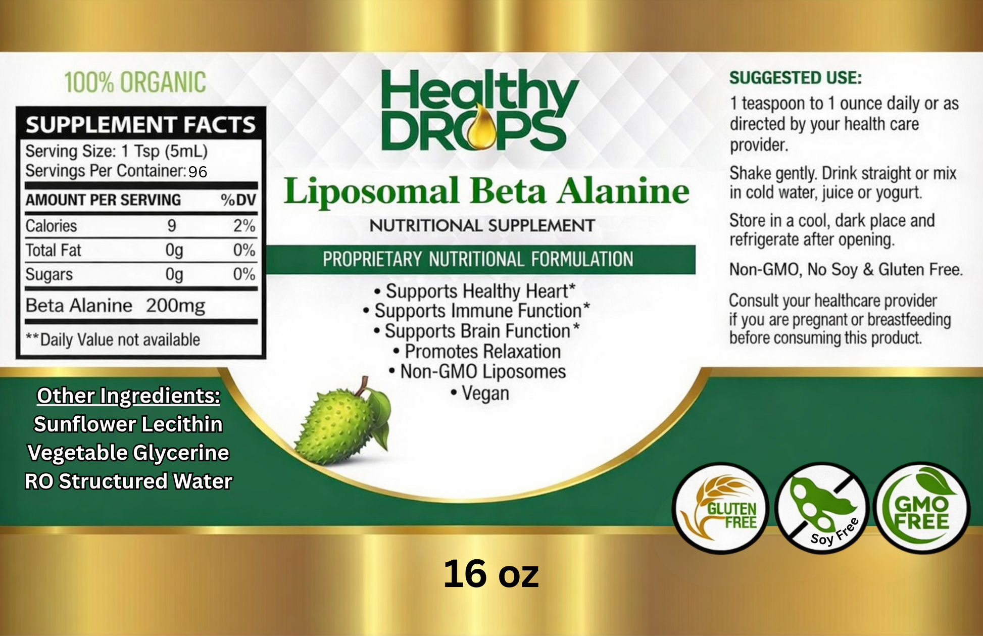 Liposomal Beta Alanine