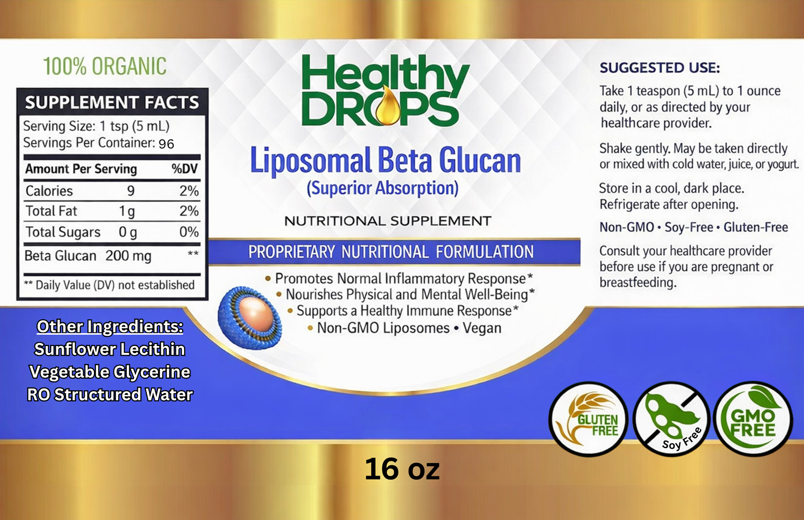 Liposomal Beta Glucan