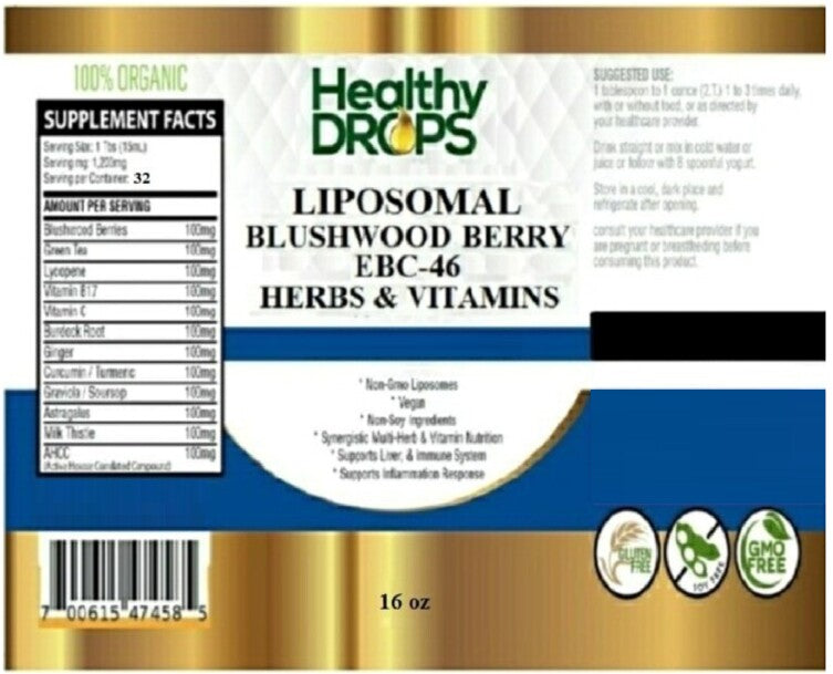 Liposomal Blushwood Berry Herbs and Vitamins