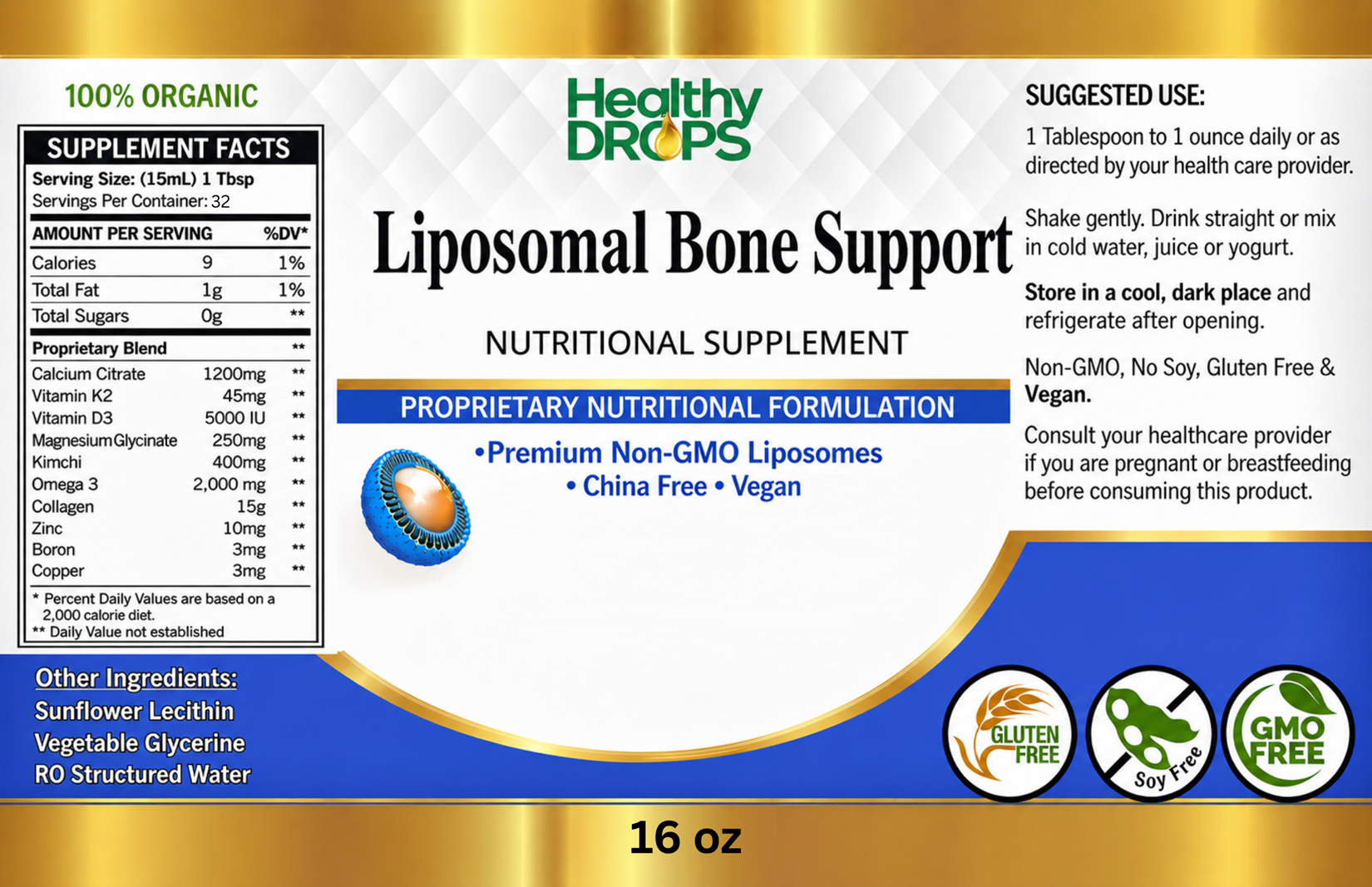 Liposomal Bone Support