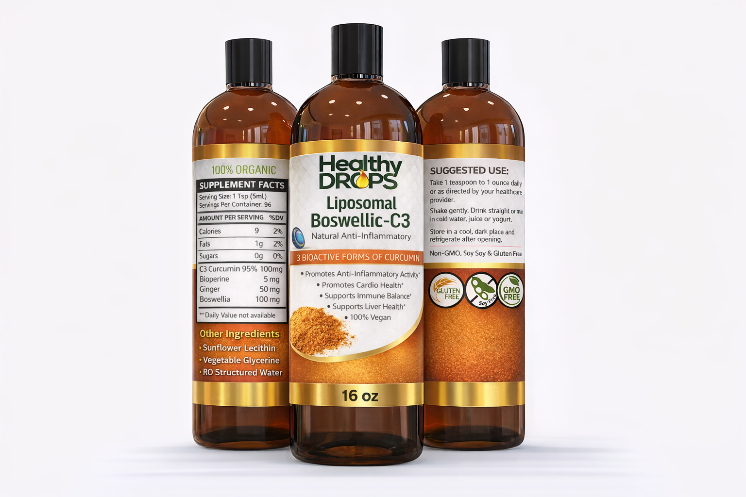 Liposomal C3 Curcumin Complex Boswellic