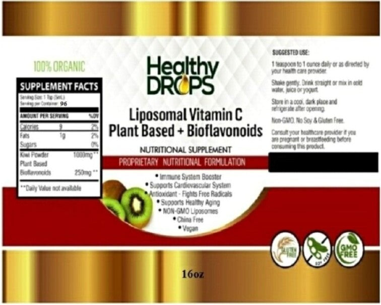Liposomal Vitamin C With Bioflavonoids Plant Based
