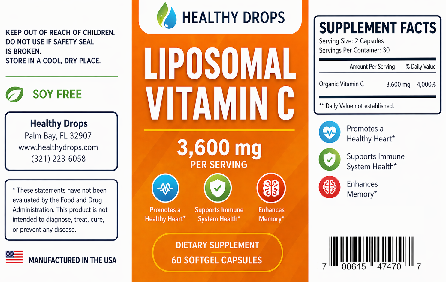 Liposomal Vitamin C - Liquid Capsules