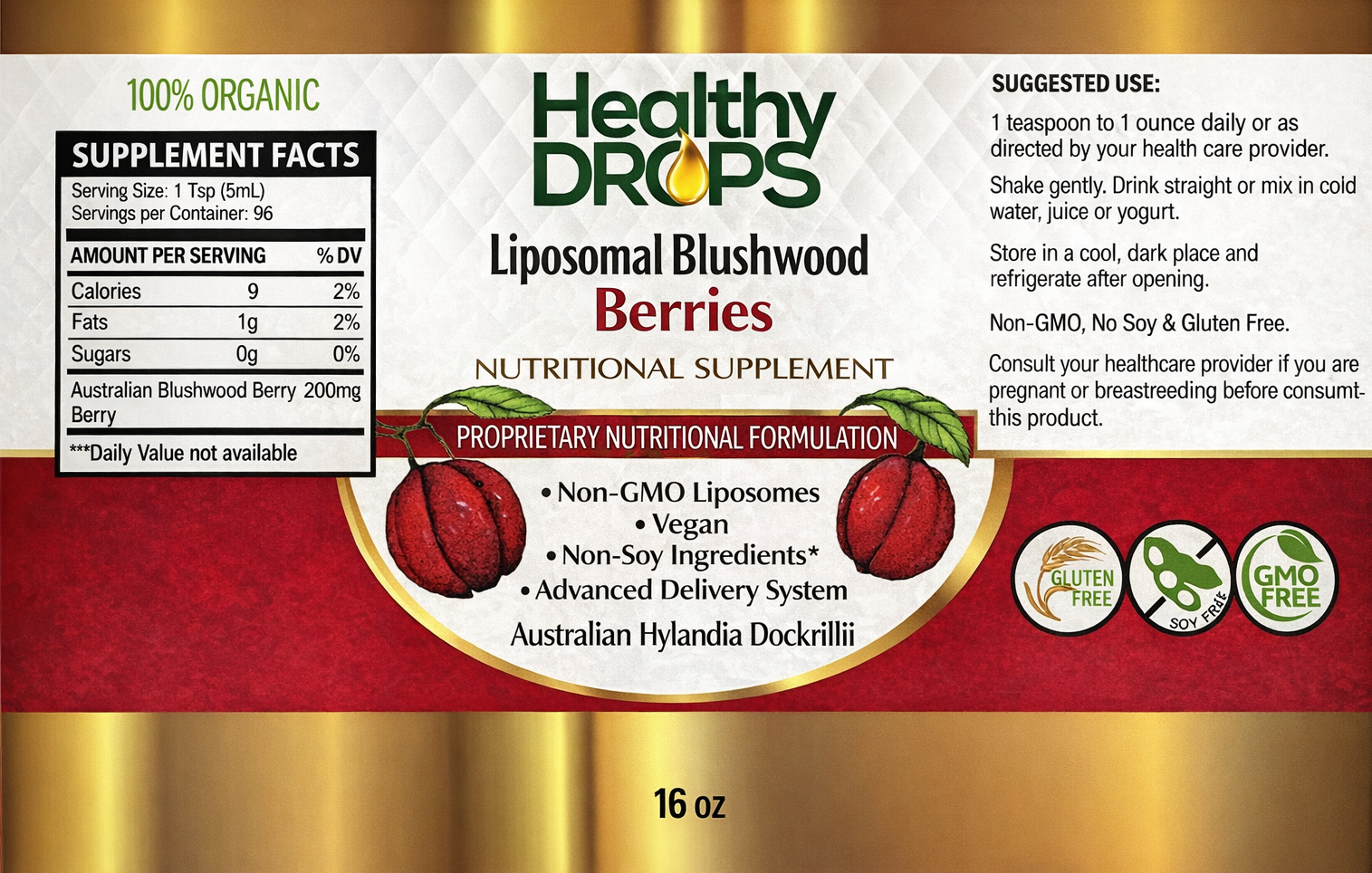 Liposomal Blushwood Berry Extract