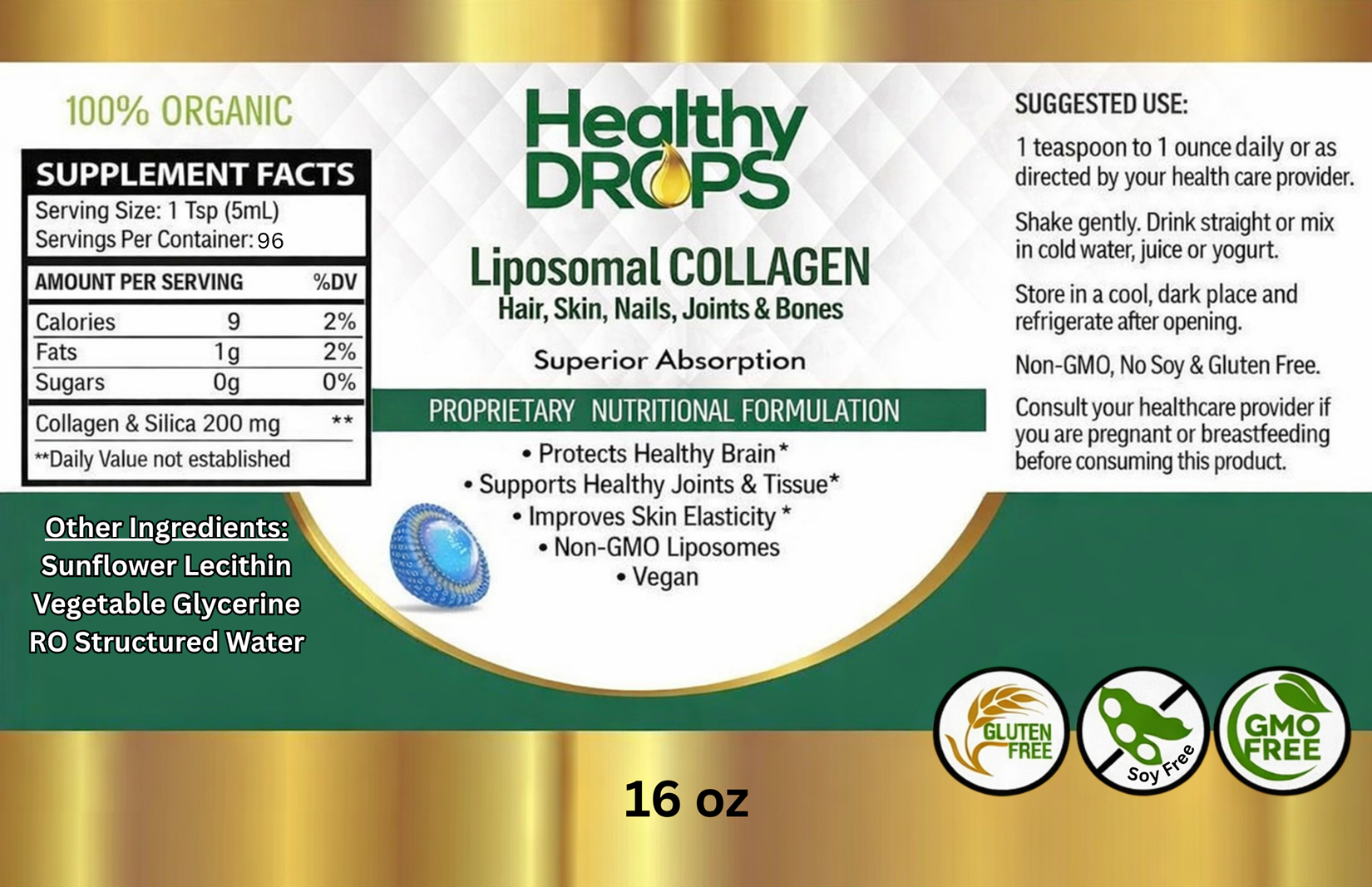 Liposomal Collagen and Silica