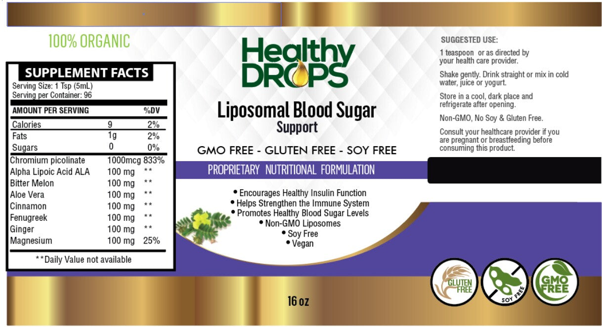 Liposomal Diabetes Blood Sugar Support