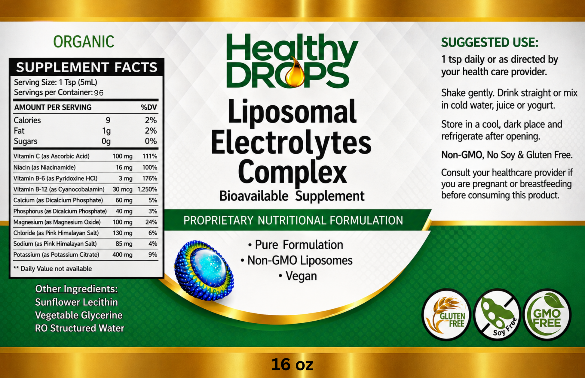 Liposomal Electrolytes Complex