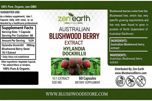 Blushwood Extract 10:1 500 mg Hylandia Dockrillii