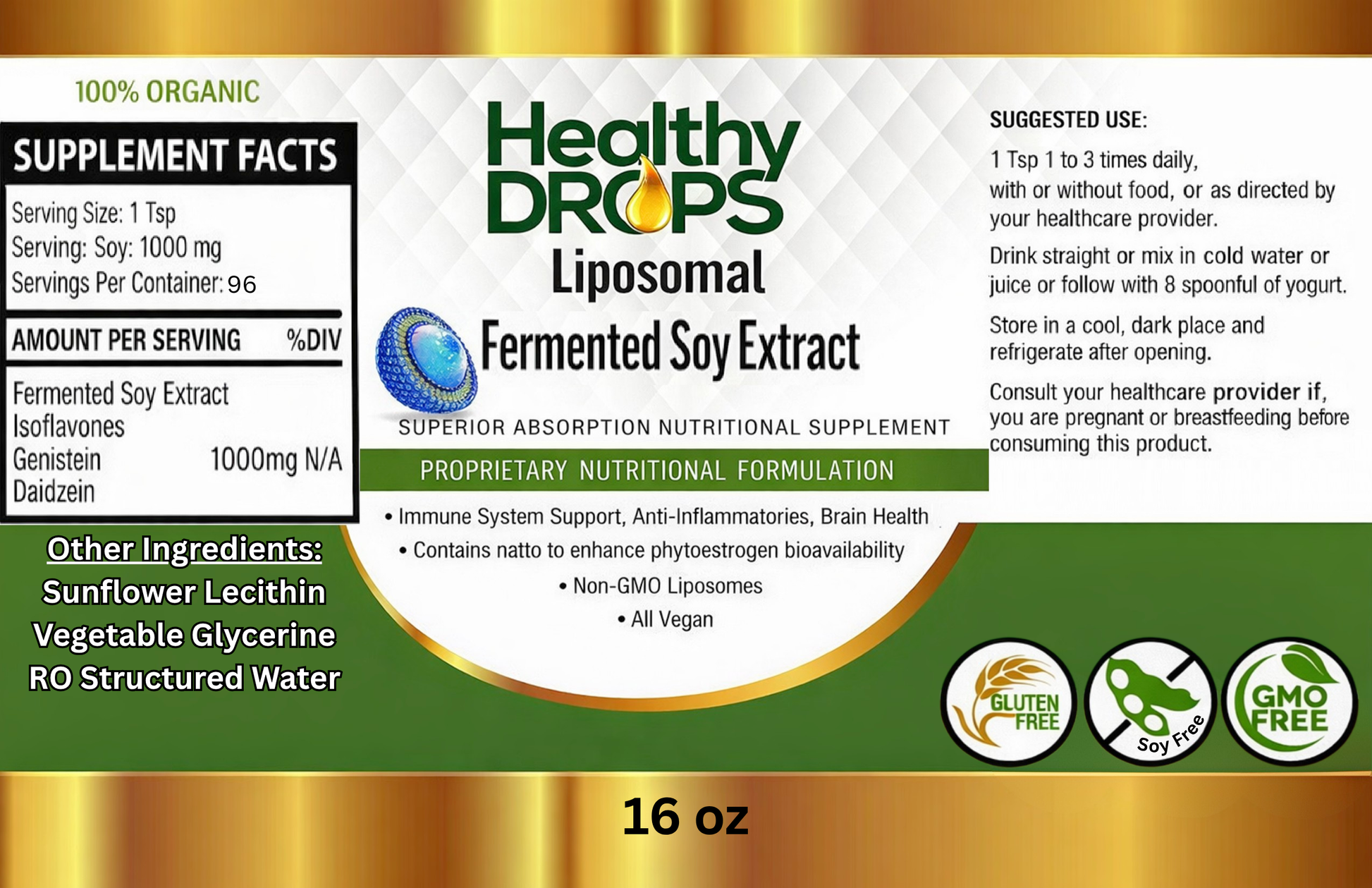 Liposomal Fermented Soy Extract
