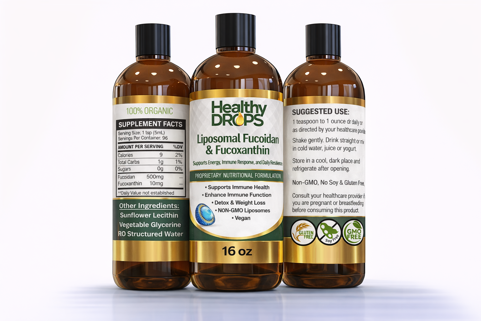 Liposomal Fucoidan & Fucoxanthin