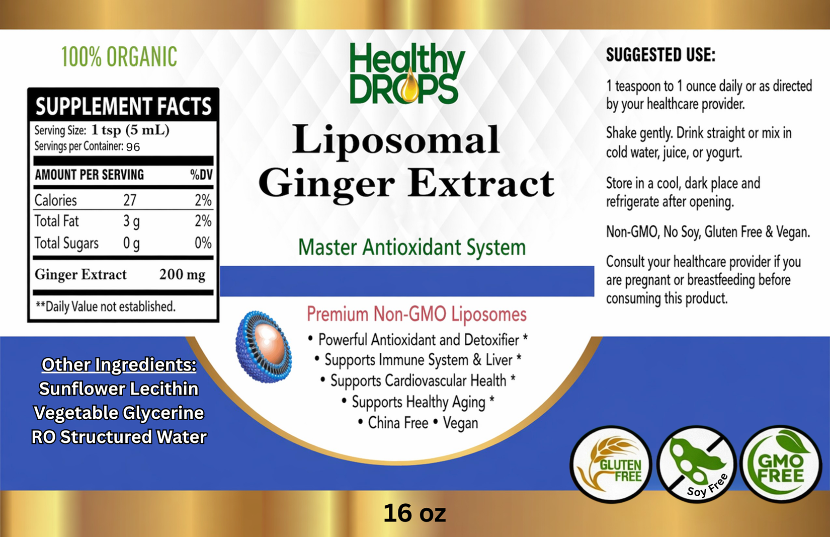 Liposomal Ginger Extract