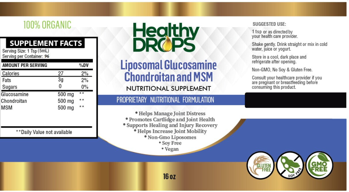 Liposomal Glucosamine Chondroitan MSM