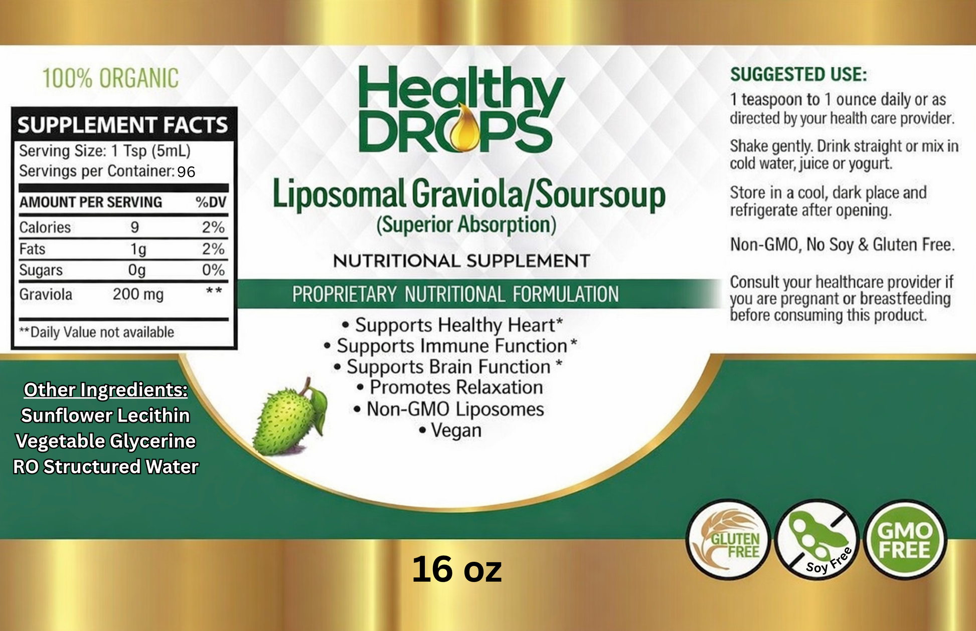 Liposomal Graviola Soursoup