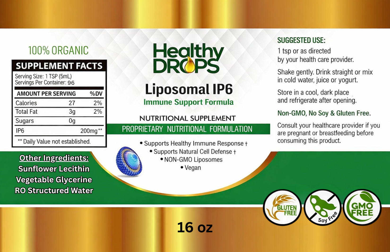 Liposomal IP6