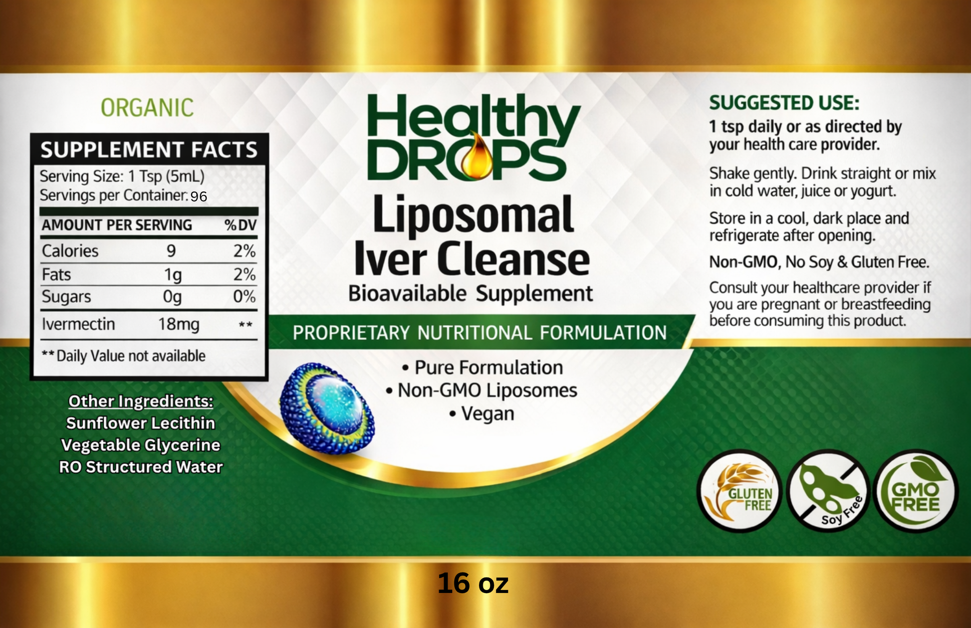 Liposomal IverCleanse