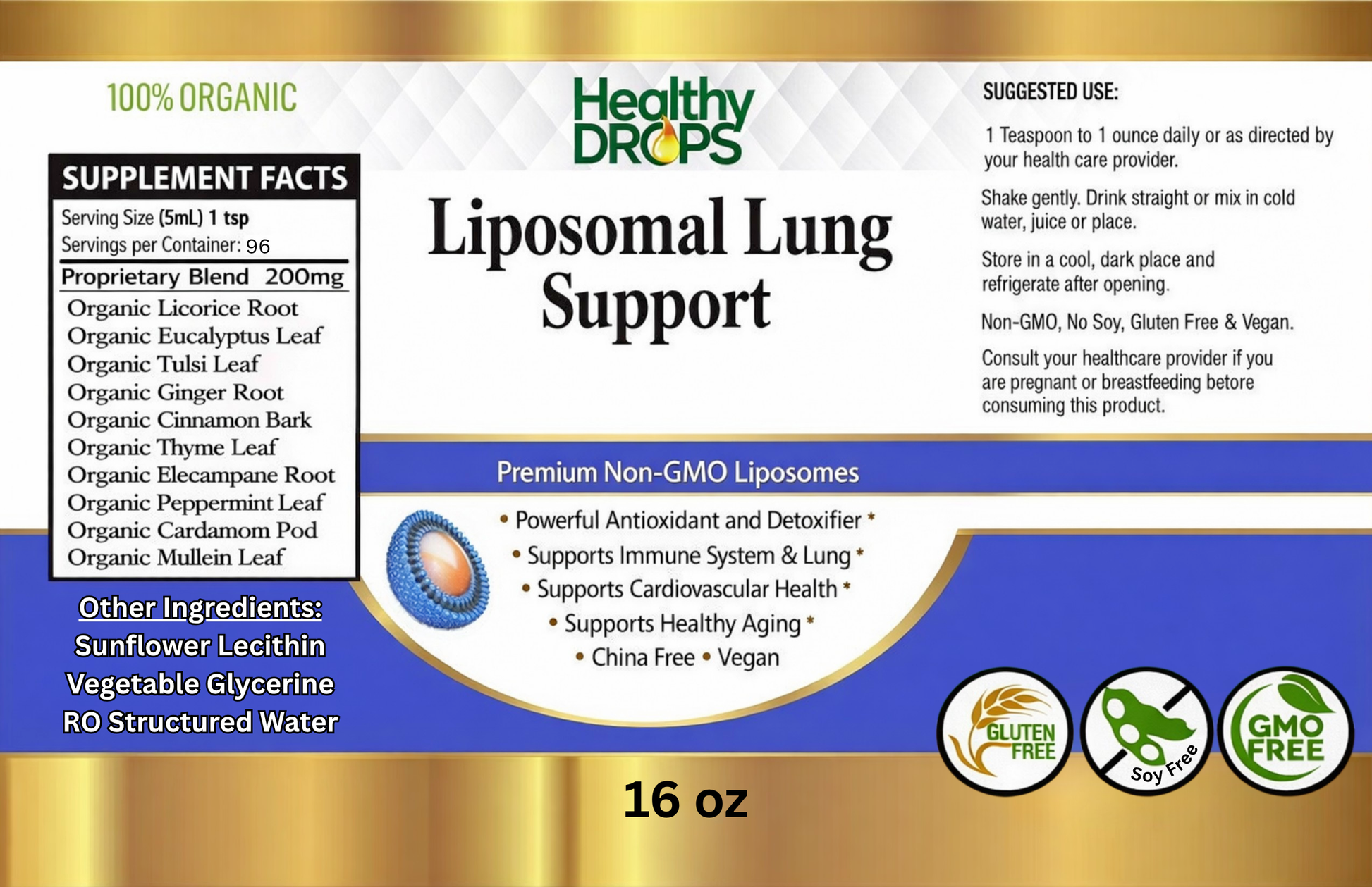Liposomal Lung Support