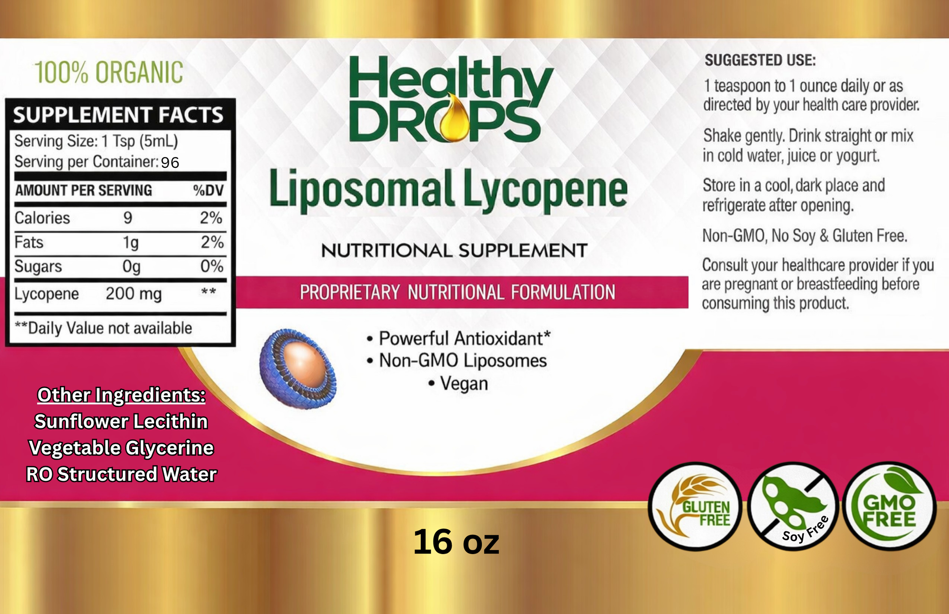 Liposomal Lycopene