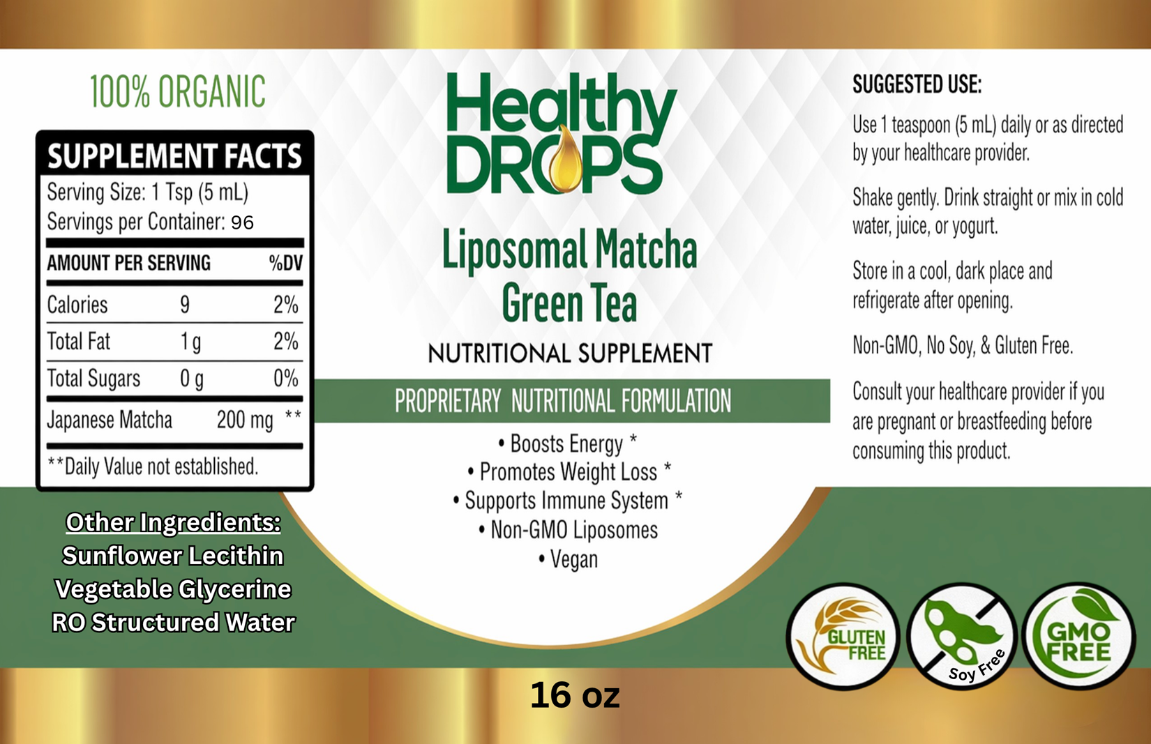 Liposomal Matcha Green Tea