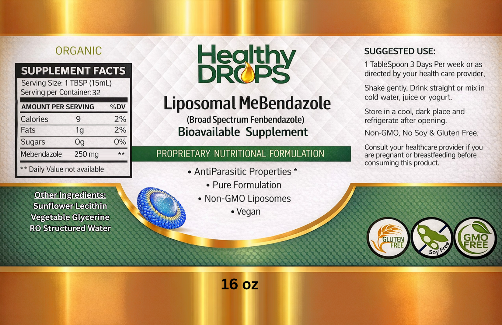Liposomal Menbendazole