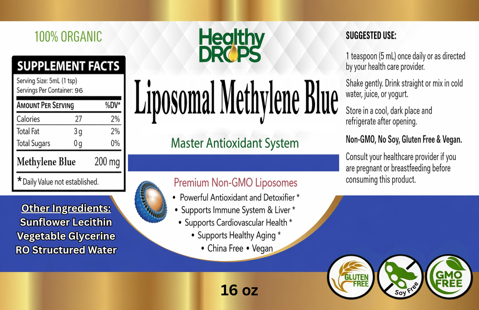 Liposomal Methylene Blue