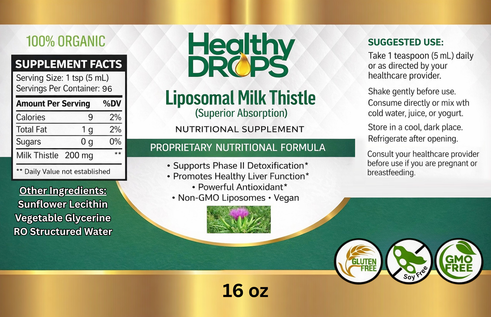 Liposomal Milk Thistle