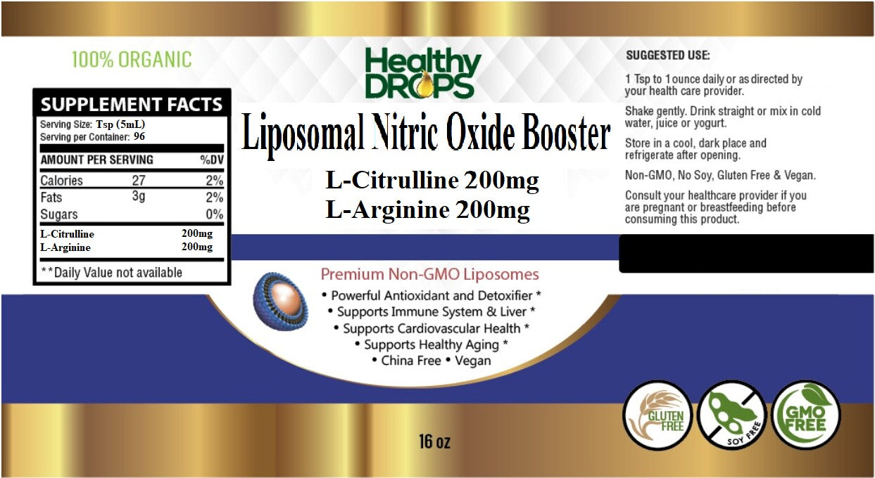 Liposomal Nitric Oxide Booster