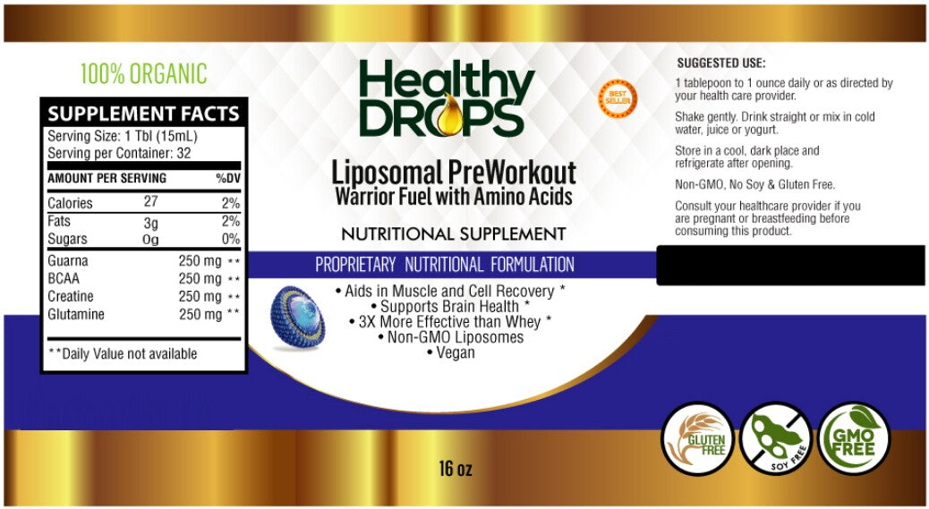 Liposomal Pre Workout Warrior Fuel