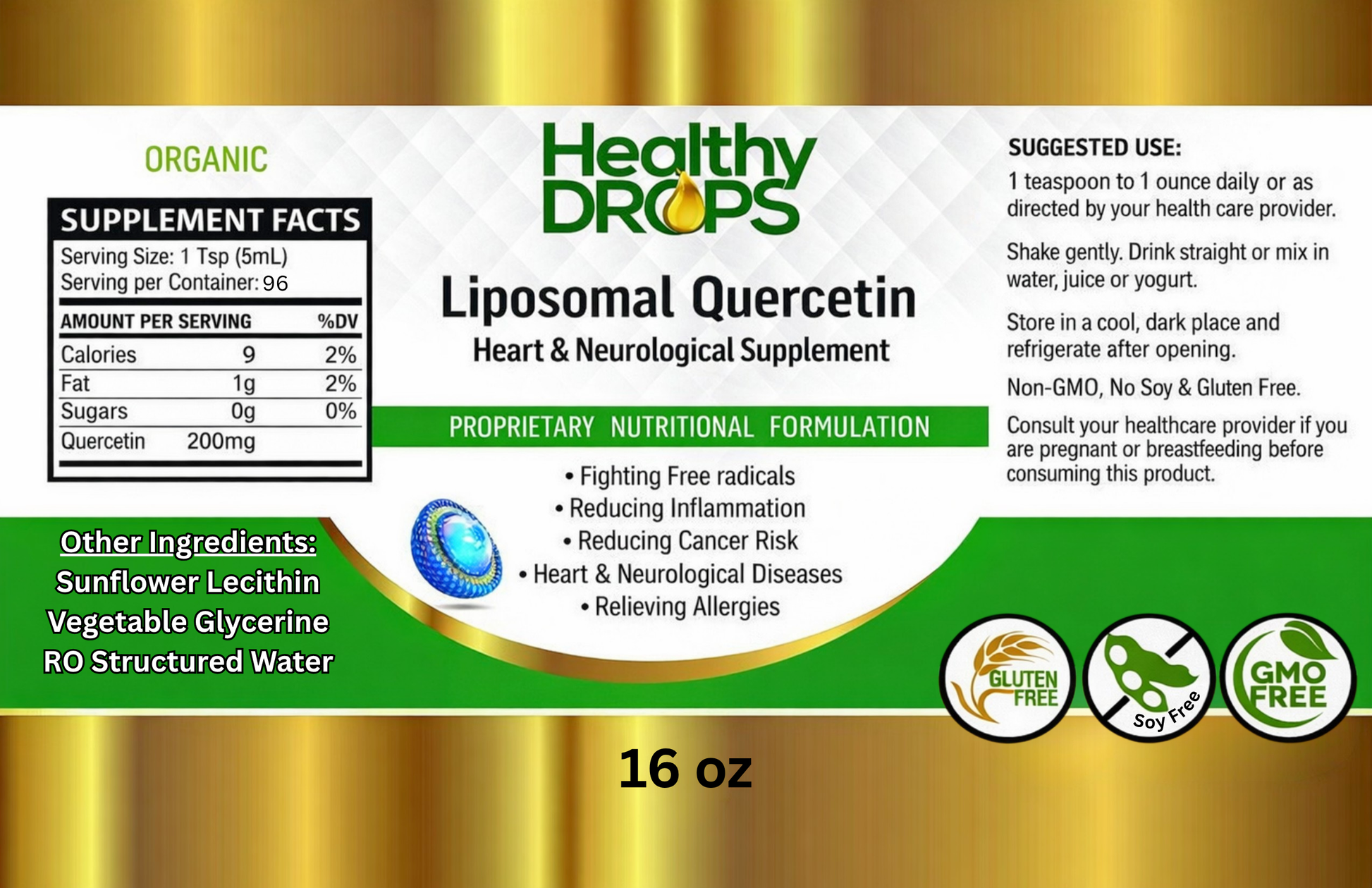 Liposomal Quercetin