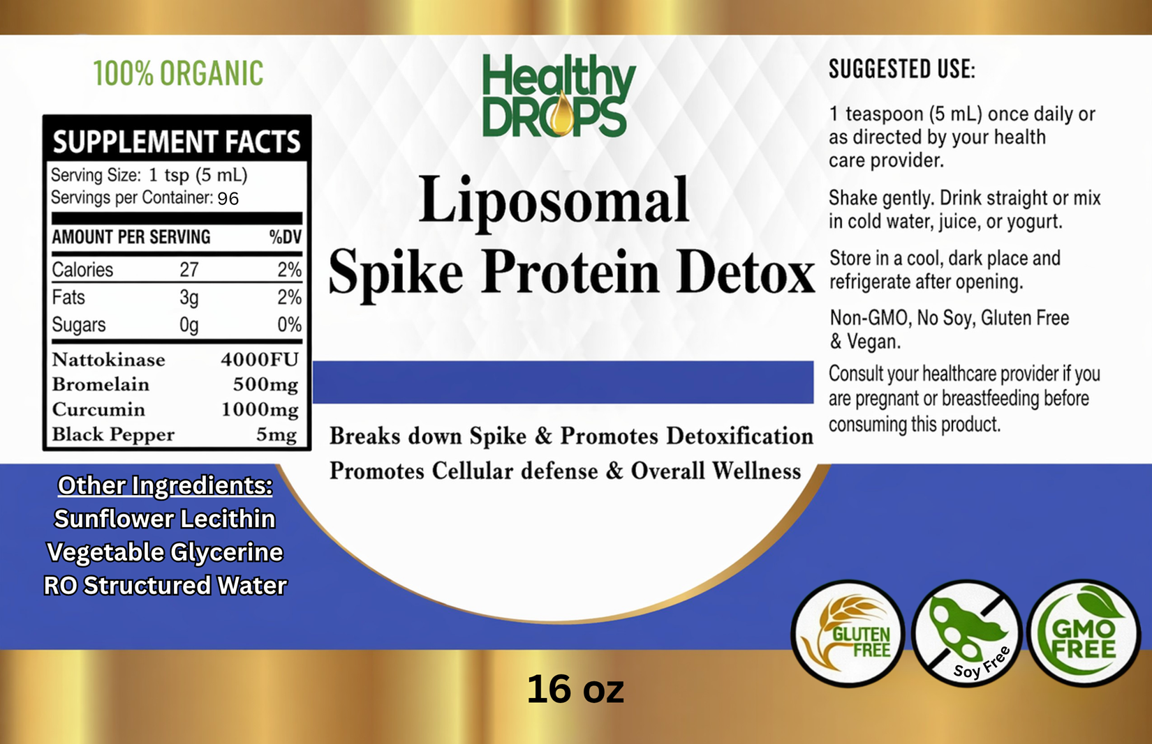 Liposomal Spike Protein Detox